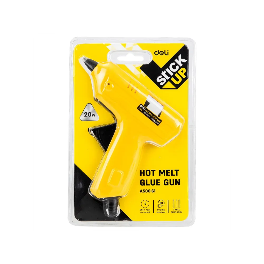 Glue Gun Hot Yellow - Deli - Stick Up