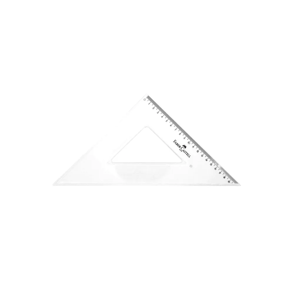 [8015296021440] Set Square 20cm 45 Faber-Castell