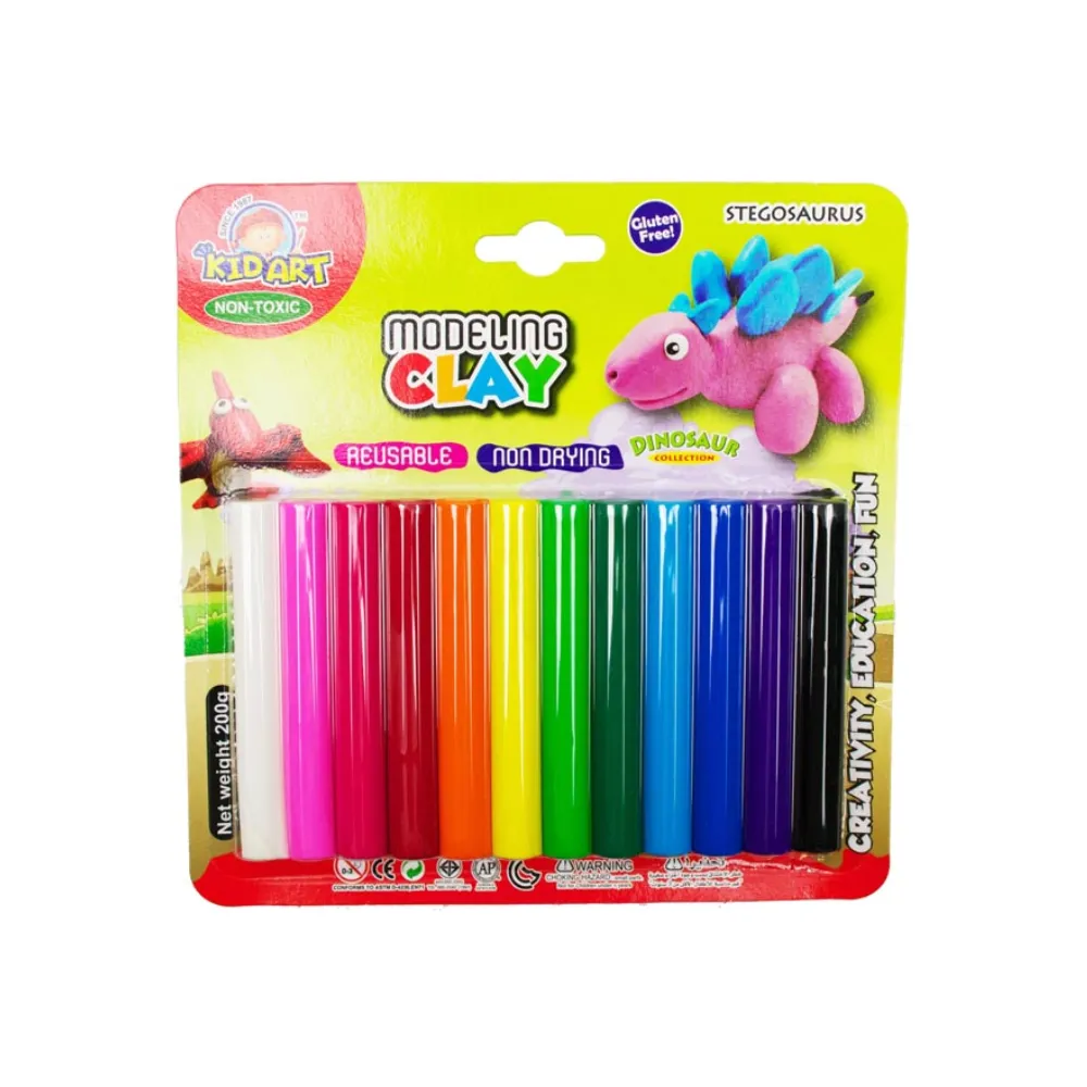 Modelling Clay 12`s 200g Carded
