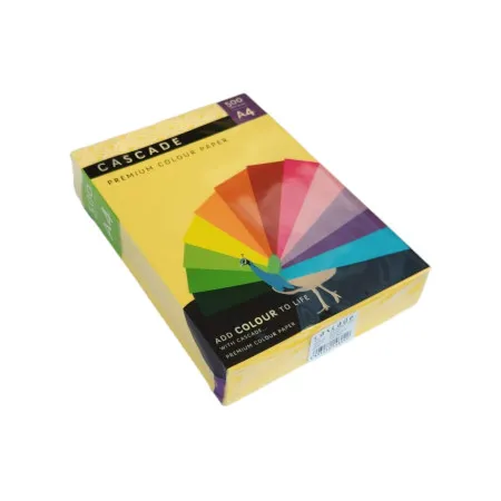 Paper Cascade 80g A4 ream - Yellow