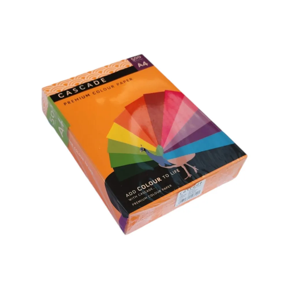[8993282146059] Paper Cascade 80g A4 ream- Peach