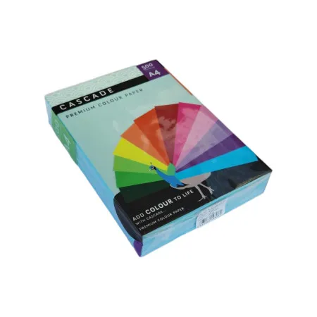[8993282146080] Paper Cascade 80g A4  ream - Ocean