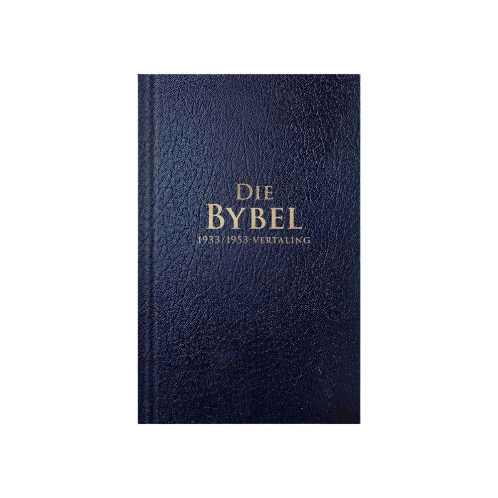 Afrikaans 1933/1953 Vertaling Swart Hardeband Bybel
