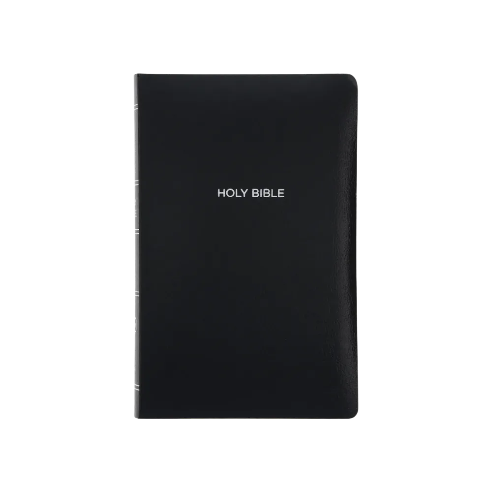 NKJV Black Imitation Leather Gift & Award Bible Red Letter Comfort Print
