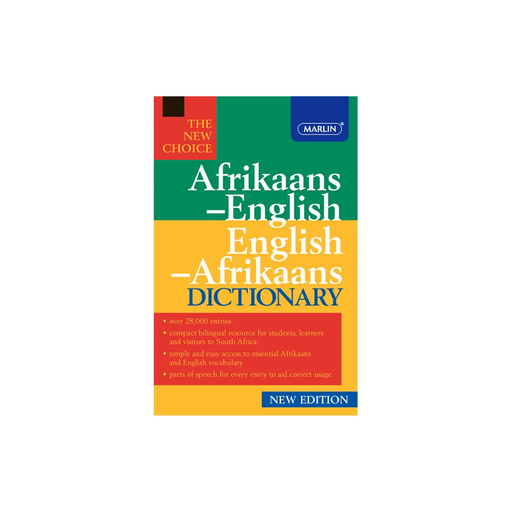 [9781842058527] Dictionary Afrikaans/English - Marlin