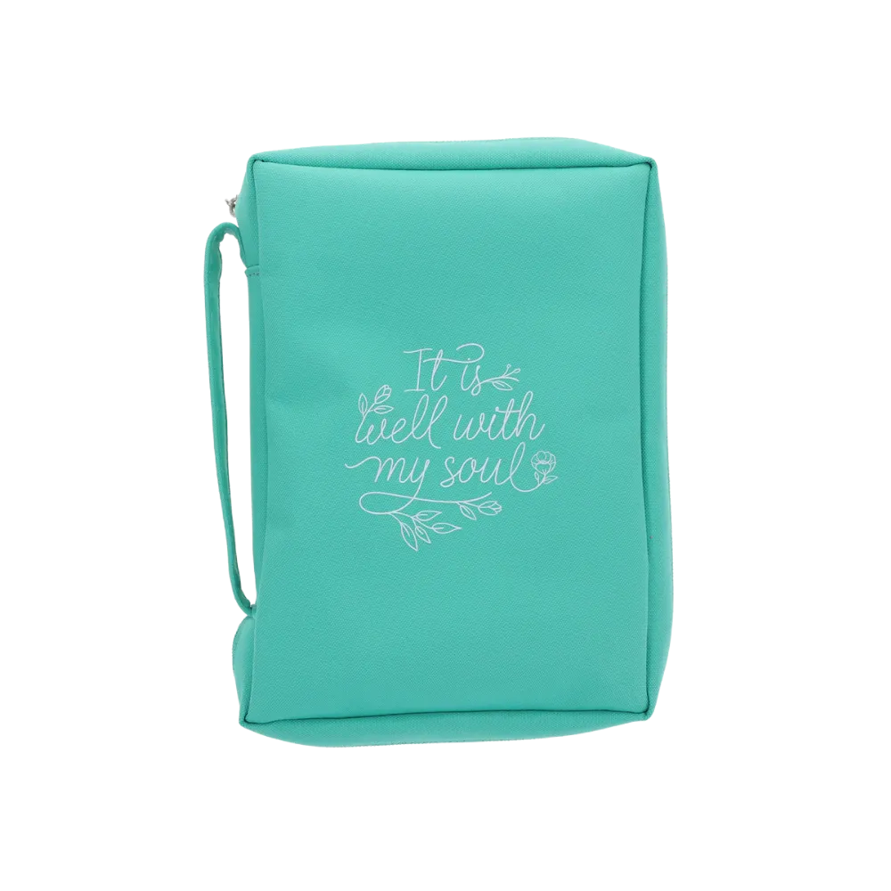 [6006937173071] It Is Well with My Soul Polyester Bible Bag