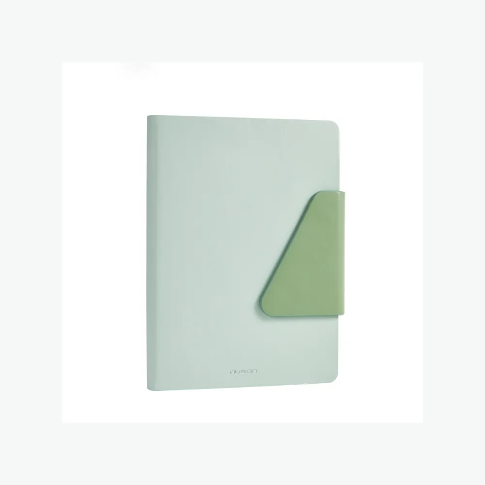 [6970914813536] Nusign Leather Cover Notebook A5 - Green
