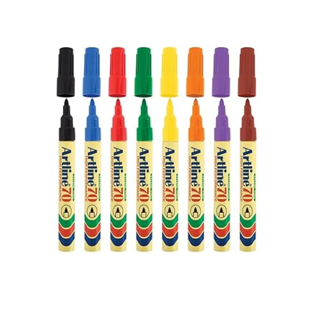 [4974052801532] Marker Permanent 70 Red Box 12`s - Artline
