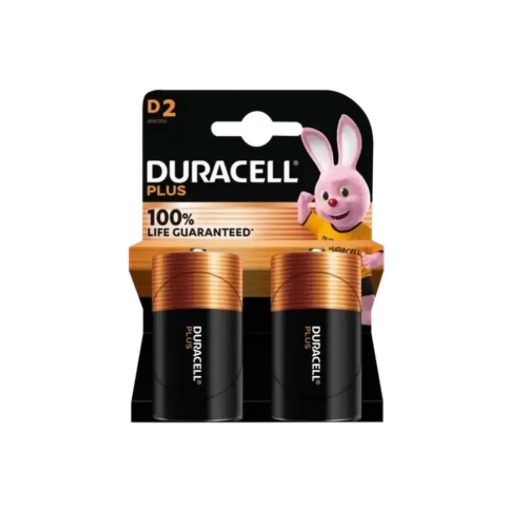 [5000394019171] Battery Plus Power D 2`s - Duracell 