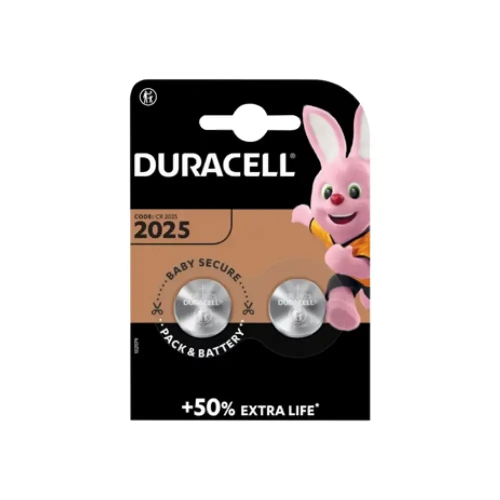 [5000394203907] Battery CR2025 2`s - Duracell 