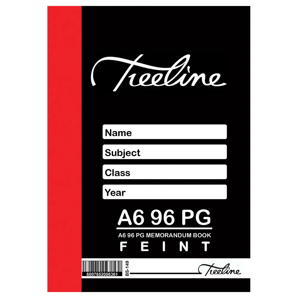 [16008454000400] Book A6 96p F/M 10`s - Treeline