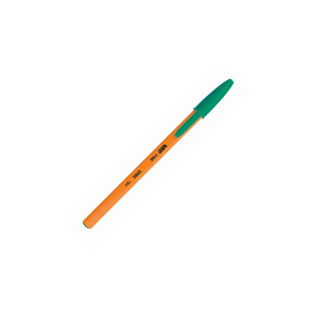 Pen Bic Orange Fine Green Single