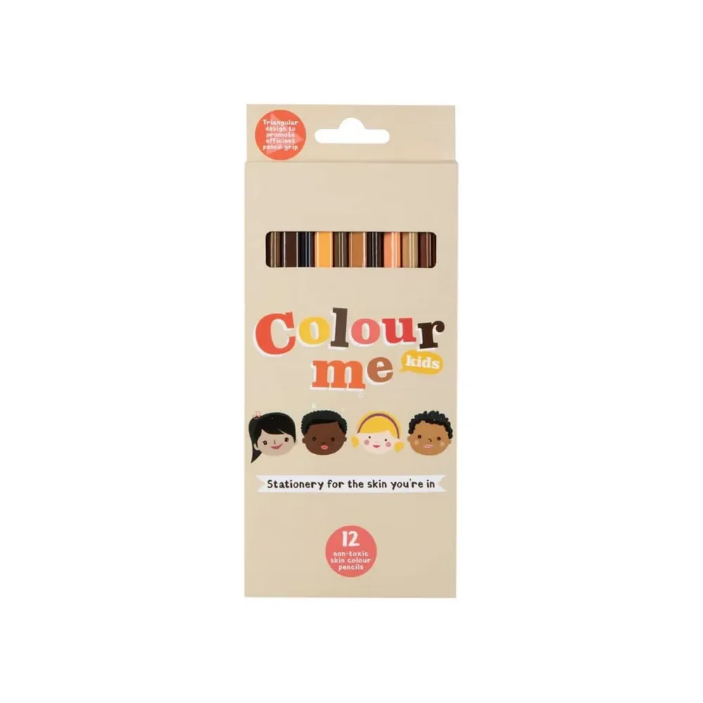 Pencil Colouring Colour me Skin tones 12`s - Interstat - Delete