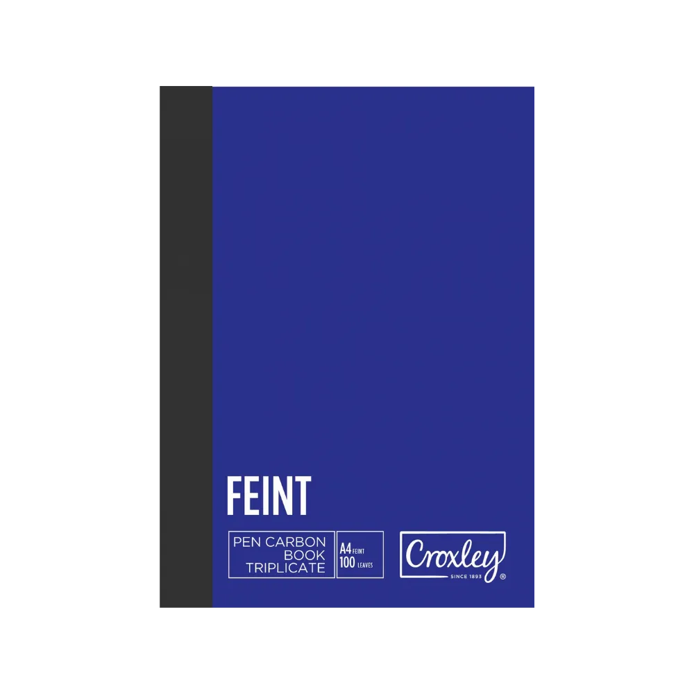 [6001396007257] Book A4 Feint Triplicate JD555 - Croxley 