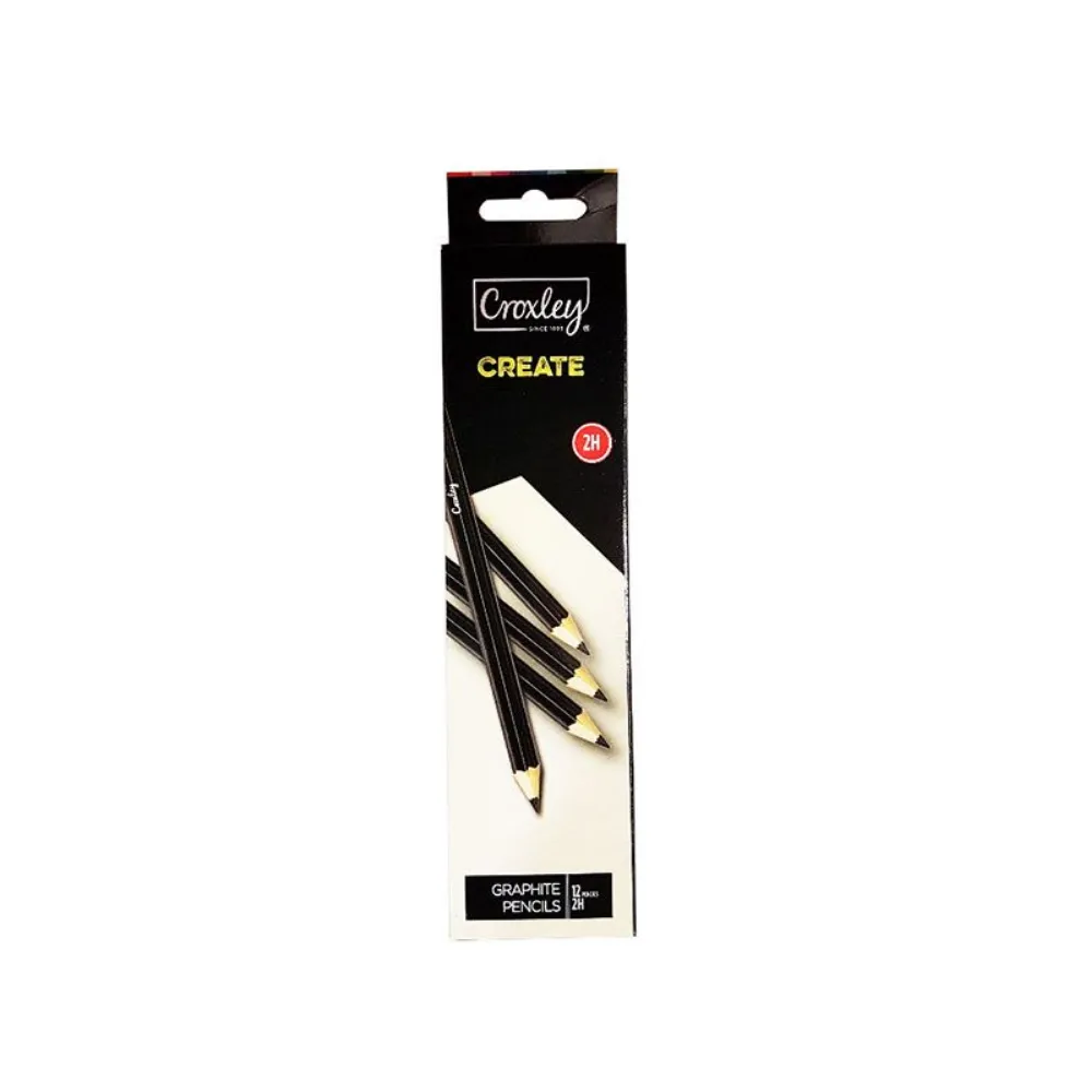 [6001396036127] Pencil 2H 12`s - Croxley