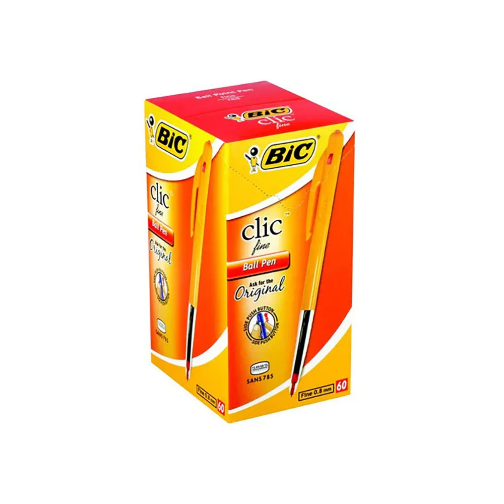 Pen Bic Clic Fine Red 60`s