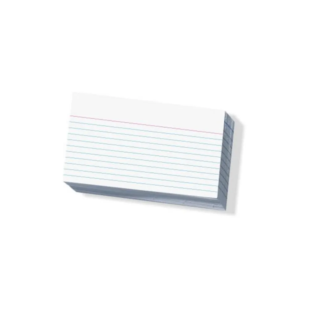 Record Cards 125x75mm White - Nexx