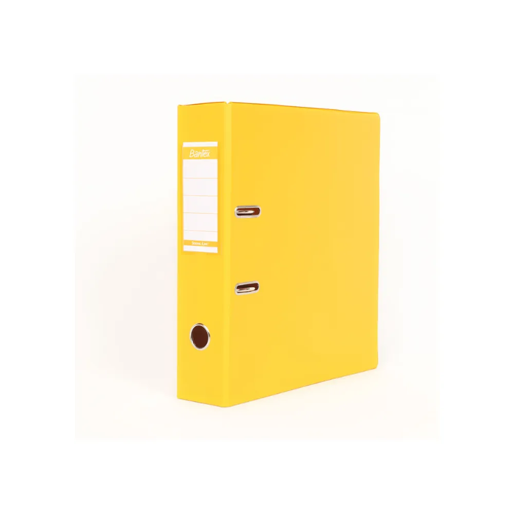 [6001830006051] File Lever Arch Yellow 1450 70mm - Bantex