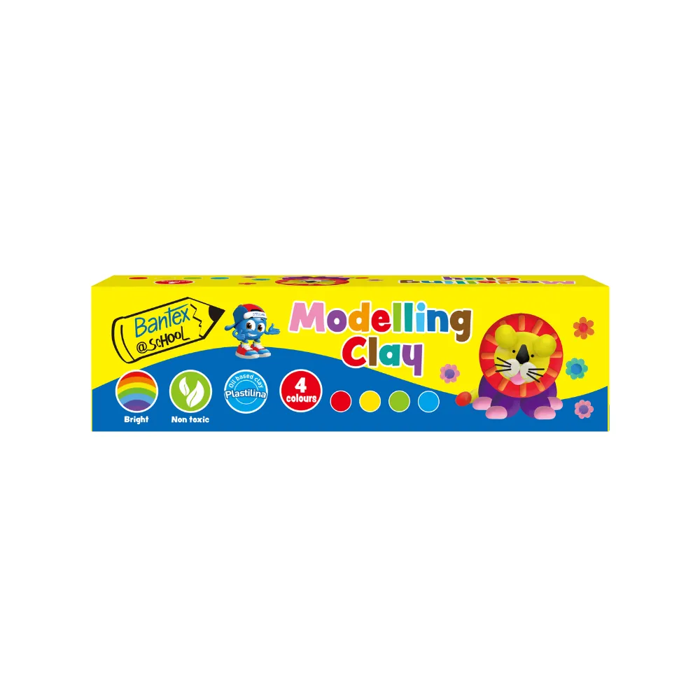 [6001830009212] Modelling Clay 500g 4`s - Bantex