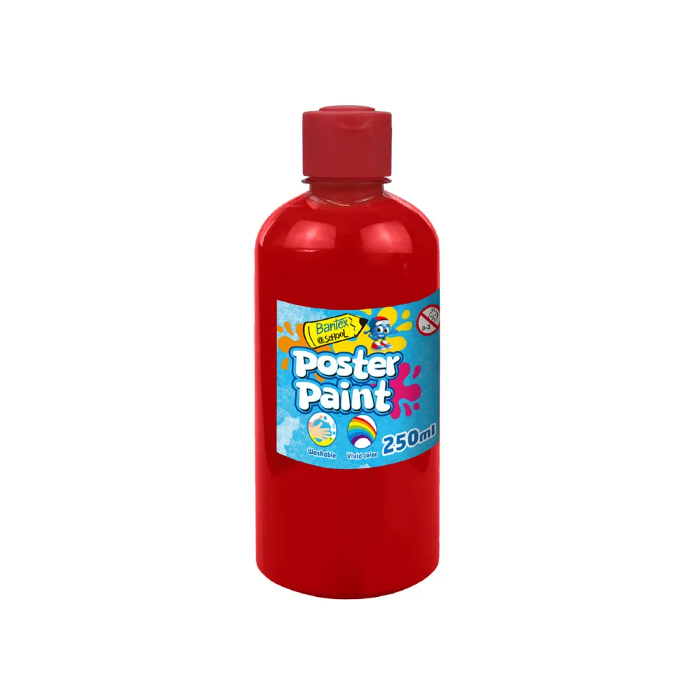 Poster Paint 250ml Red - Bantex 