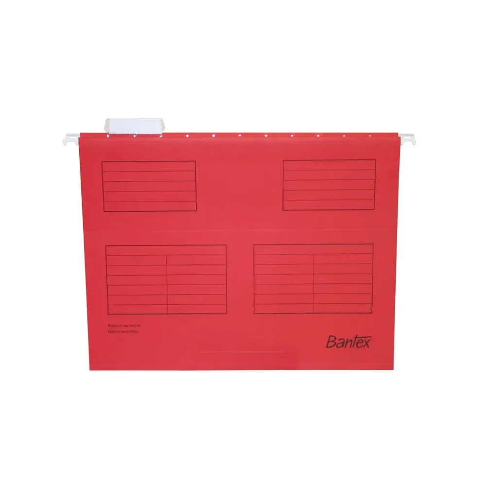 [6001830021542] Suspension File A4 Red - Bantex