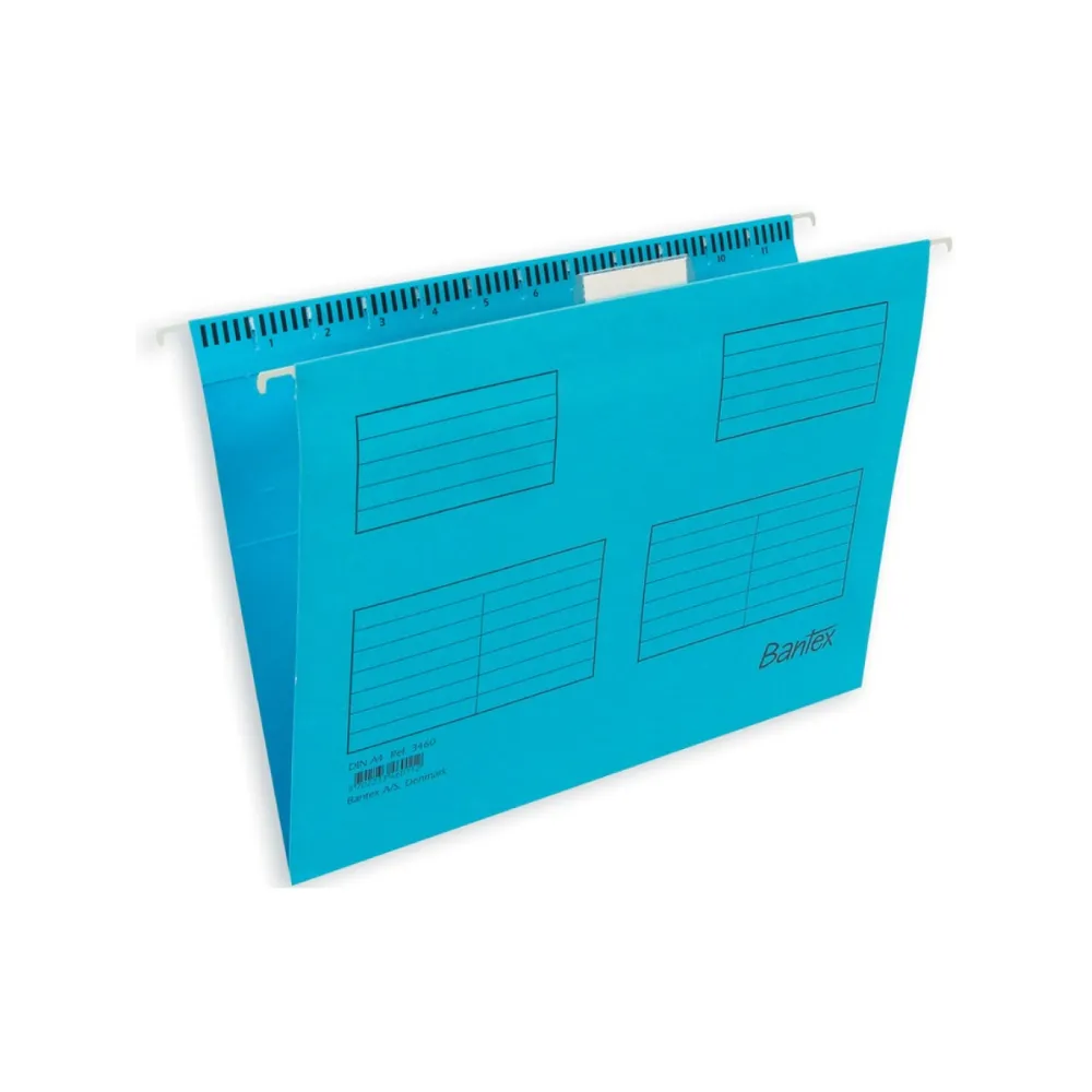 Suspension File 25`s A4 Blue 3460 - Bantex 