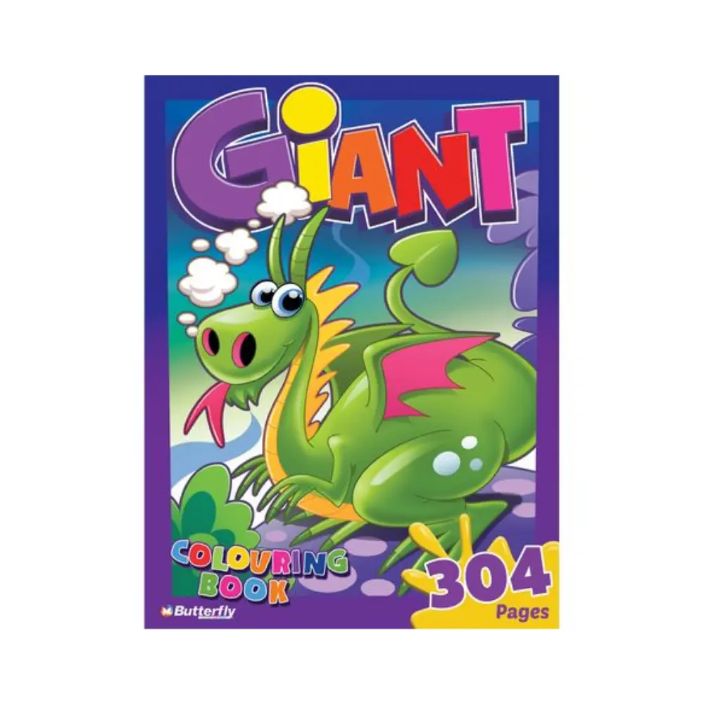 Colouring Book 304p Giant - Butterfly