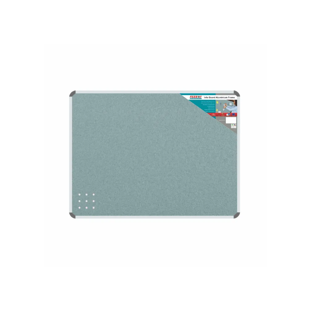 [6002305009331] Info Board Aluminium Frame 1200x900mm Red - Parrot