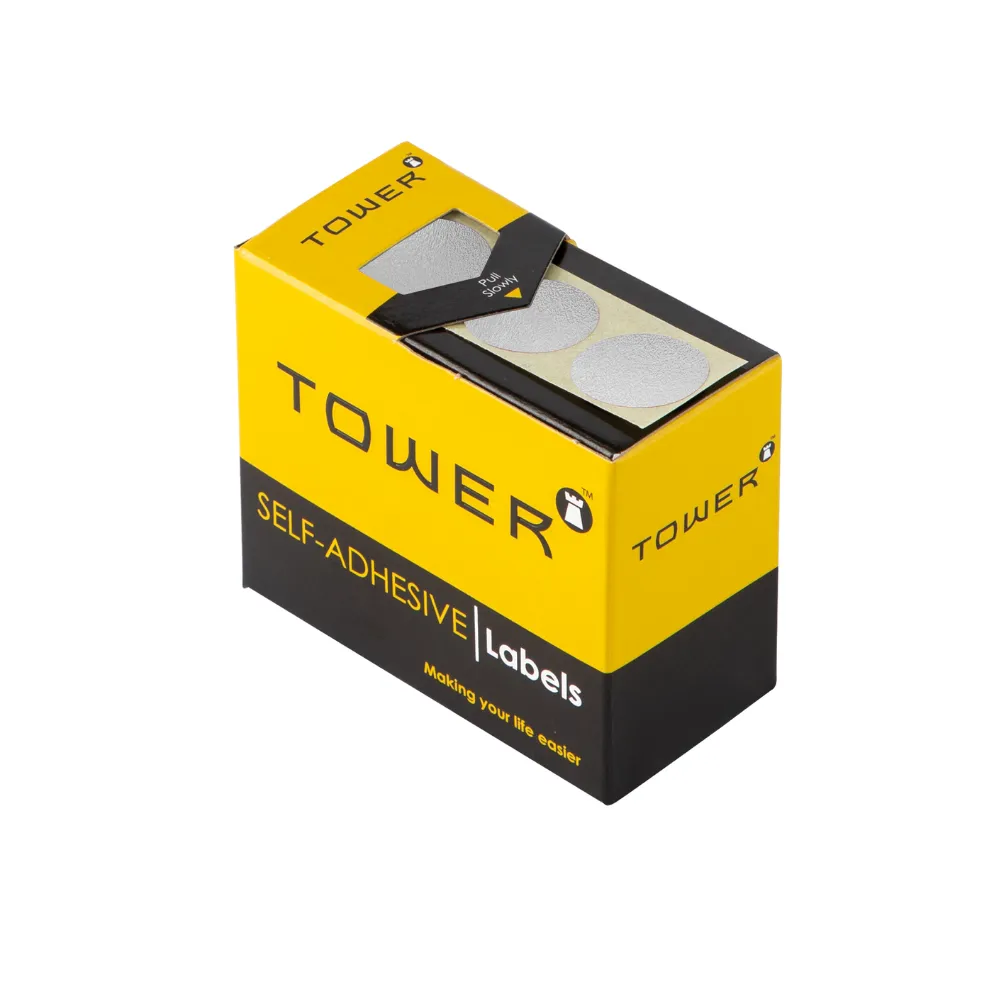 [6002866000150] Label 19mm Dia White - Tower