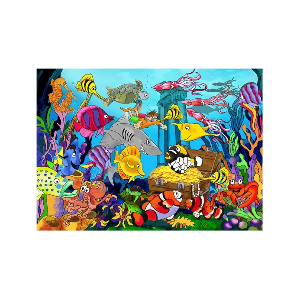 Puzzle 24pc Underwater - Interstat