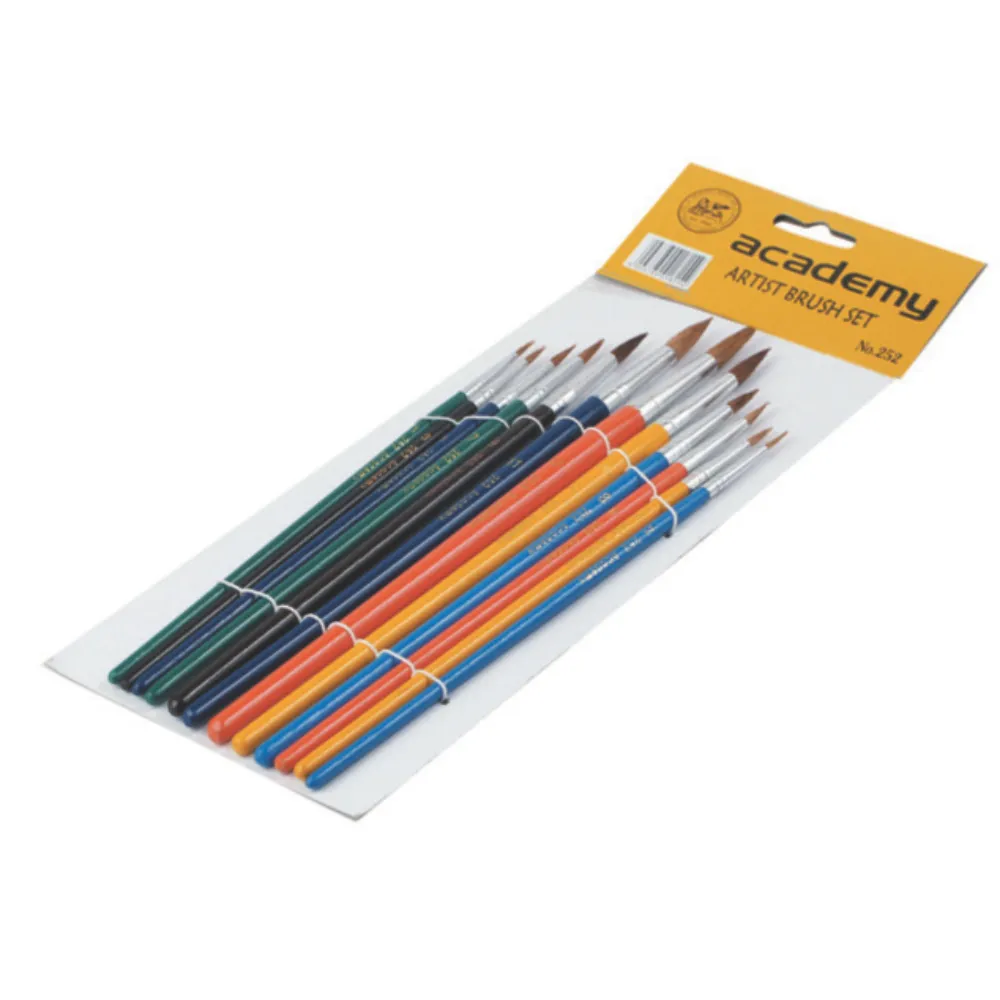 [6003789018154] Paint Brush Small Artist No.1-12 Set