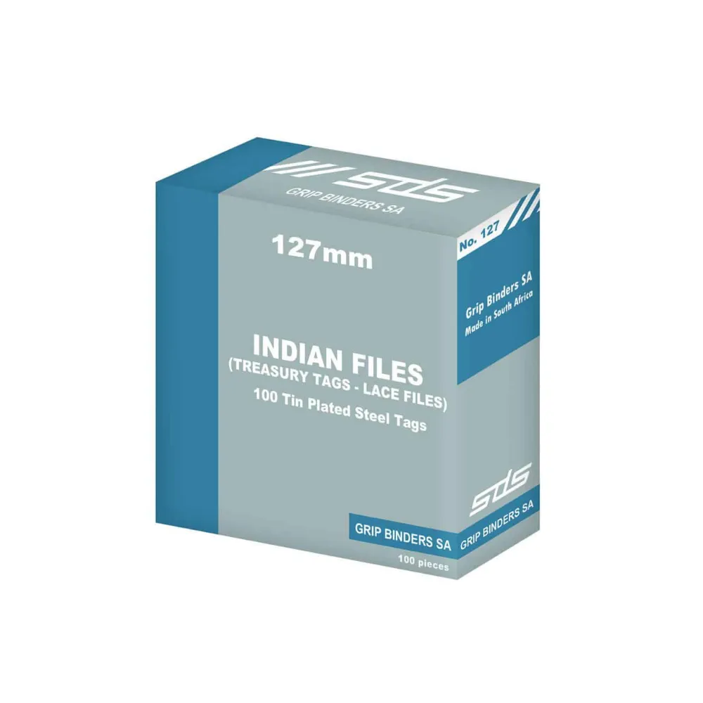 [6004848000233] Indian Filing Laces 127mm 100`s - SDS
