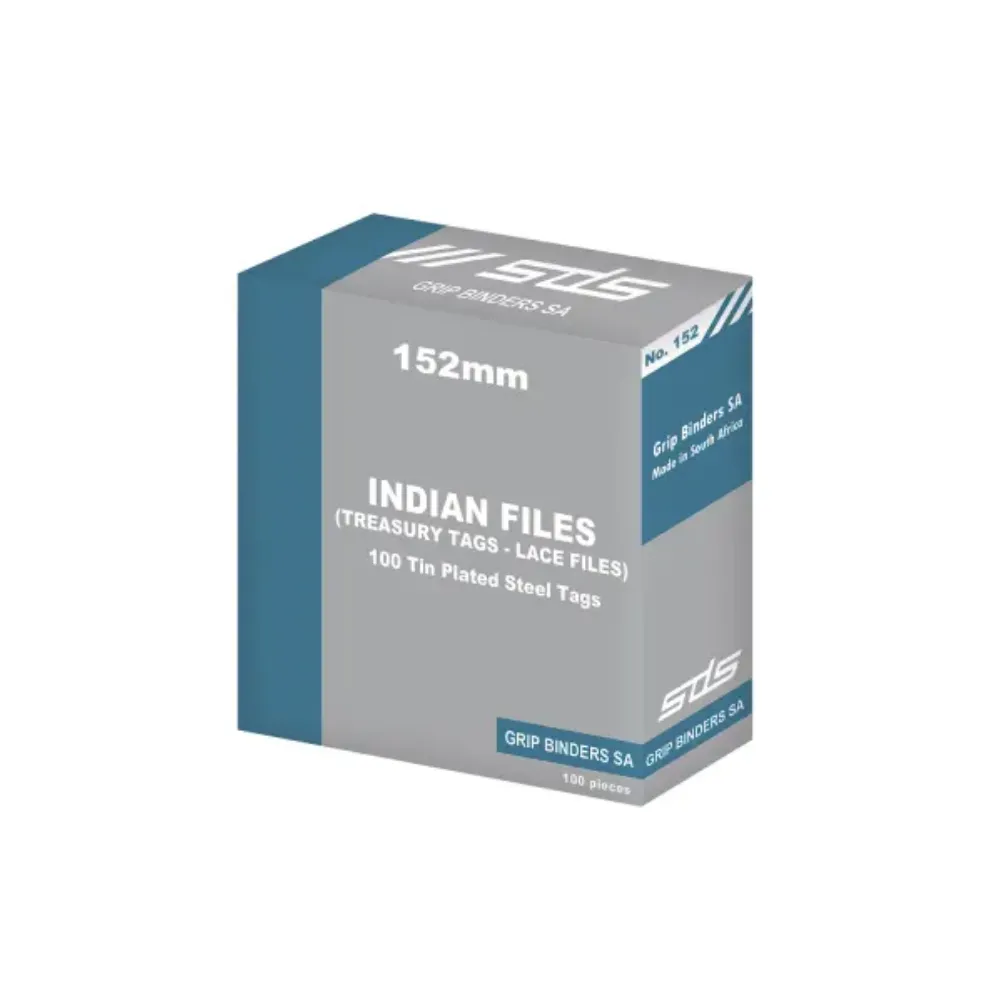 [6004848000240] Indian Filing Laces 152mm 100`s - SDS