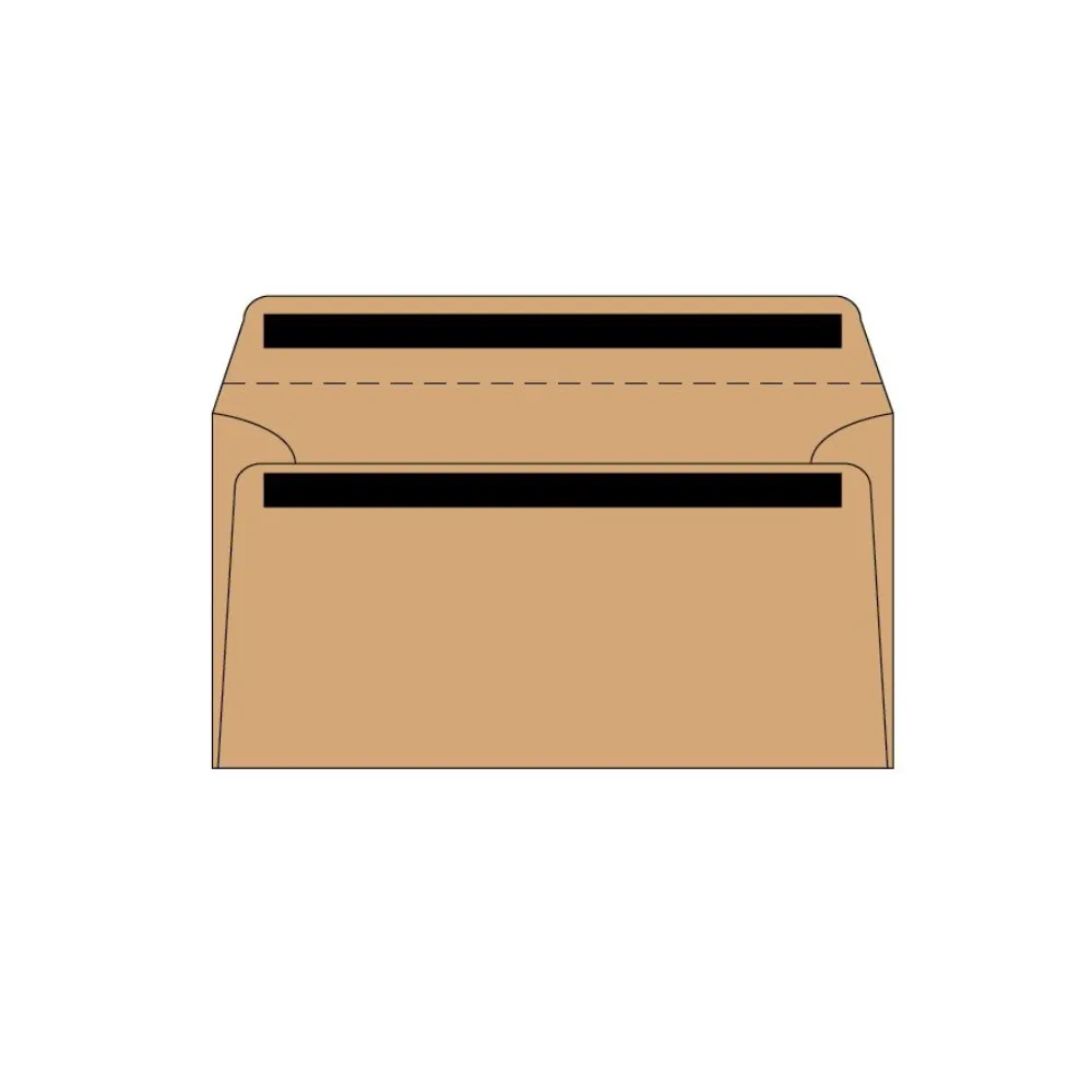 [6007112002353] Envelope 110x220 brown K/S 1111