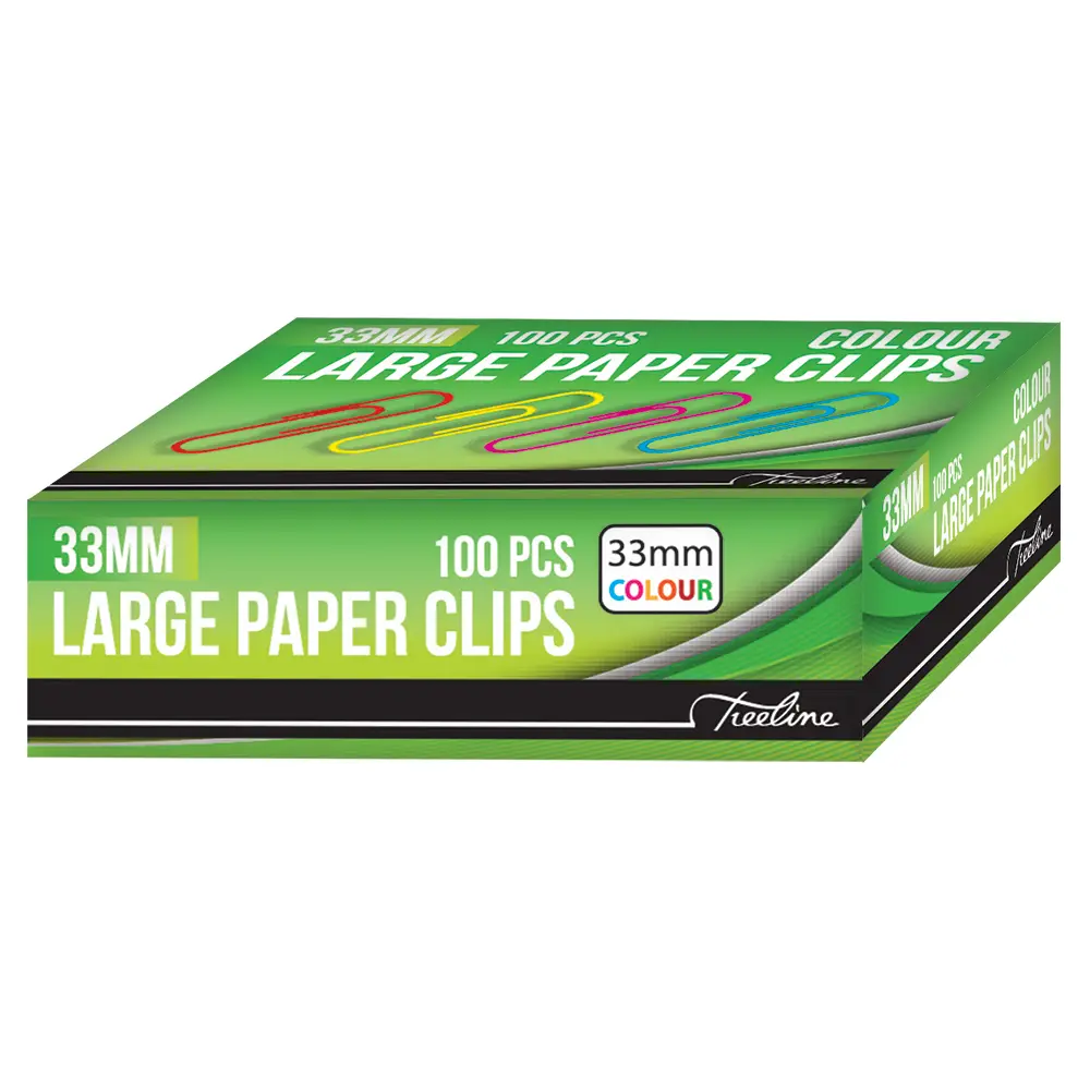 [6007652000987] Gem Clips Asst PVC 33mm - Treeline