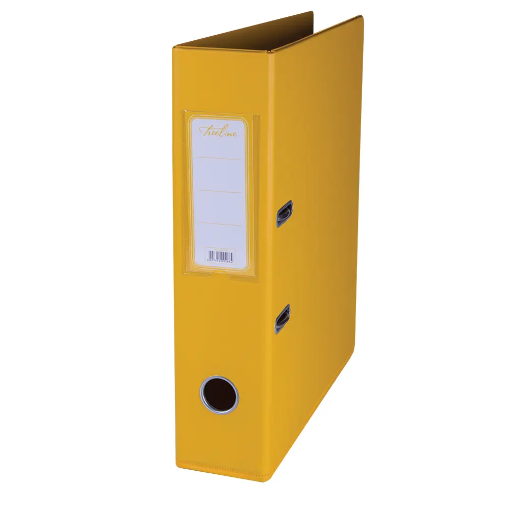 [6007652002684] File Lever Arch Yellow PVC-70 - Treeline