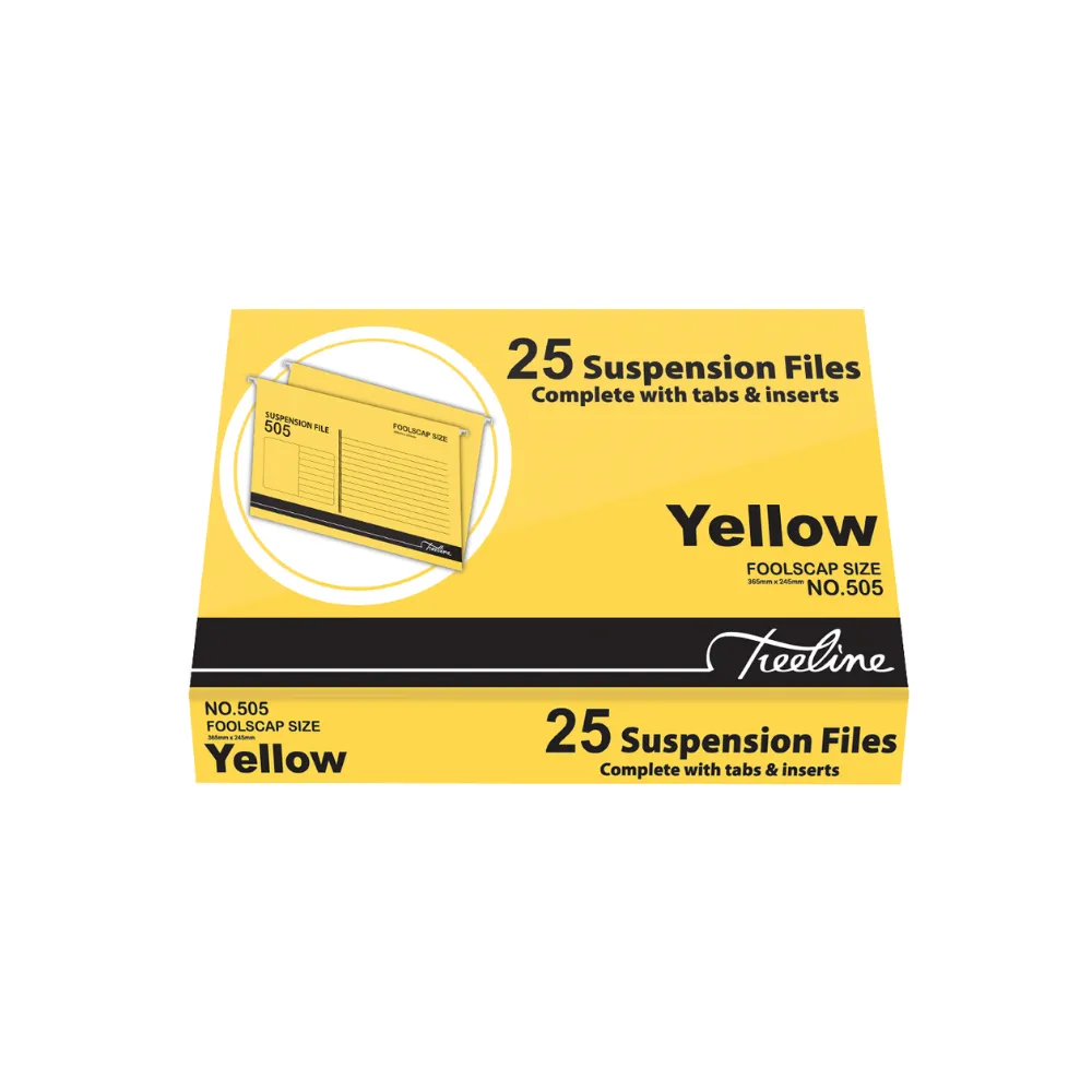 [6007652010214] Suspension File F/S Yellow 505 - Treeline