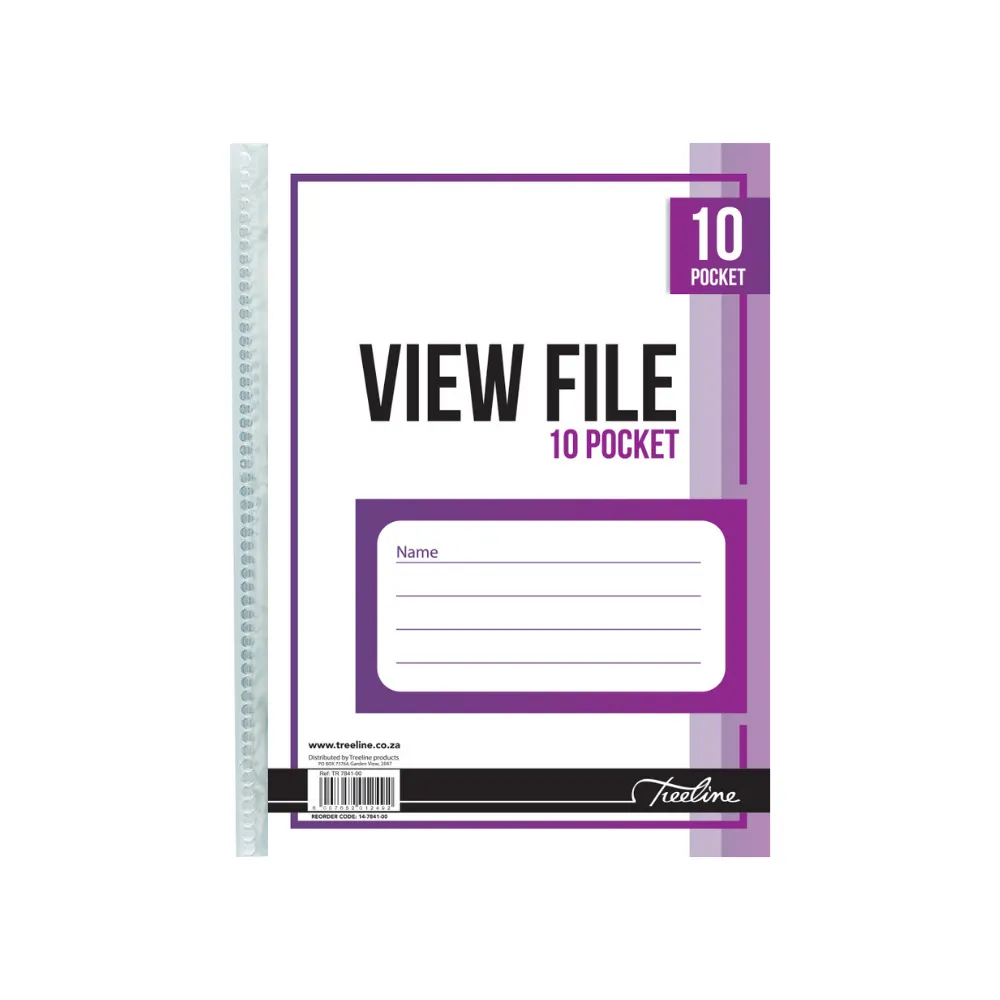 View File A4 10 Pocket - Treeline