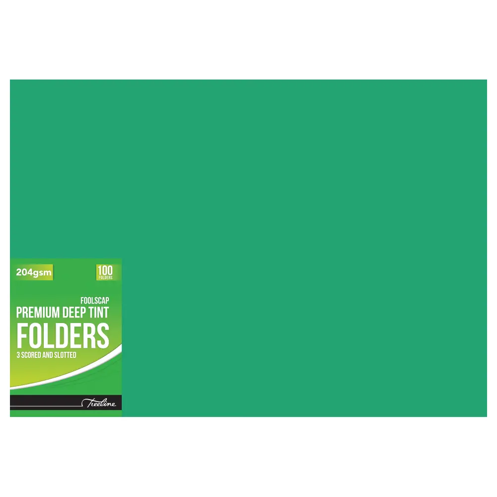File Folder Premium Deep Tint 204gsm Green - Treeline