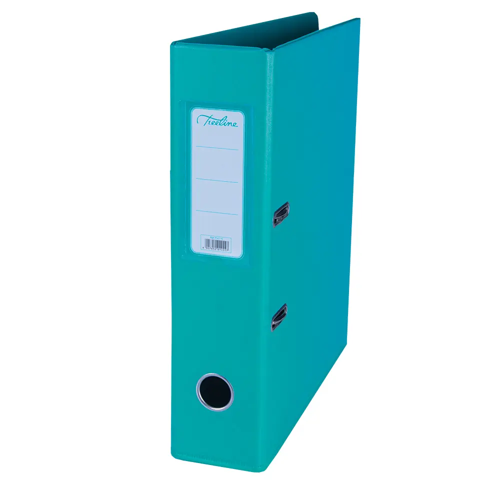 File Lever Arch Turquoise PVC-70 - Treeline