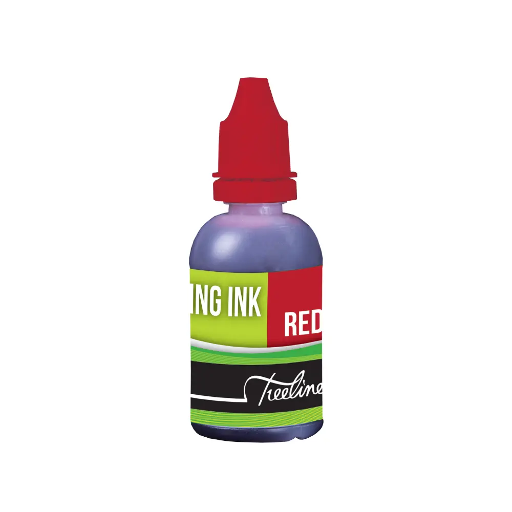[6007652016261] Ink Endorsing Red 30ml - Treeline 