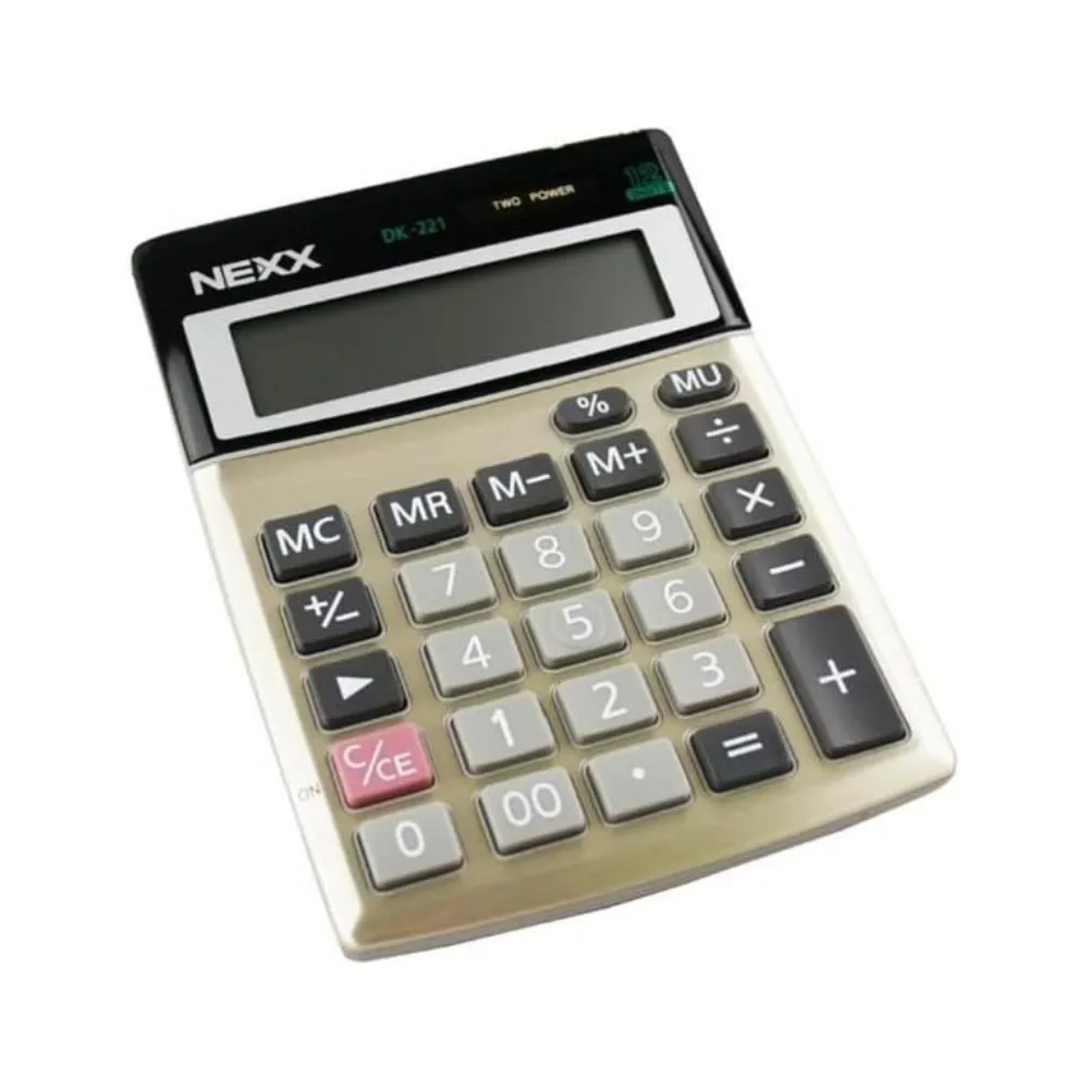 [6007749000944] Calculator 12 Digit DK-221 - Nexx