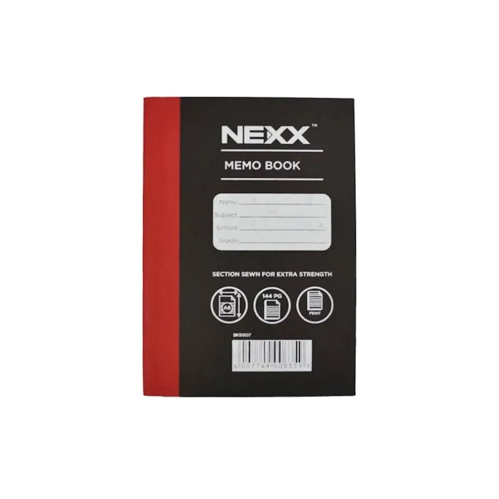 [6007749006359] Book A6 144p Memo - Nexx