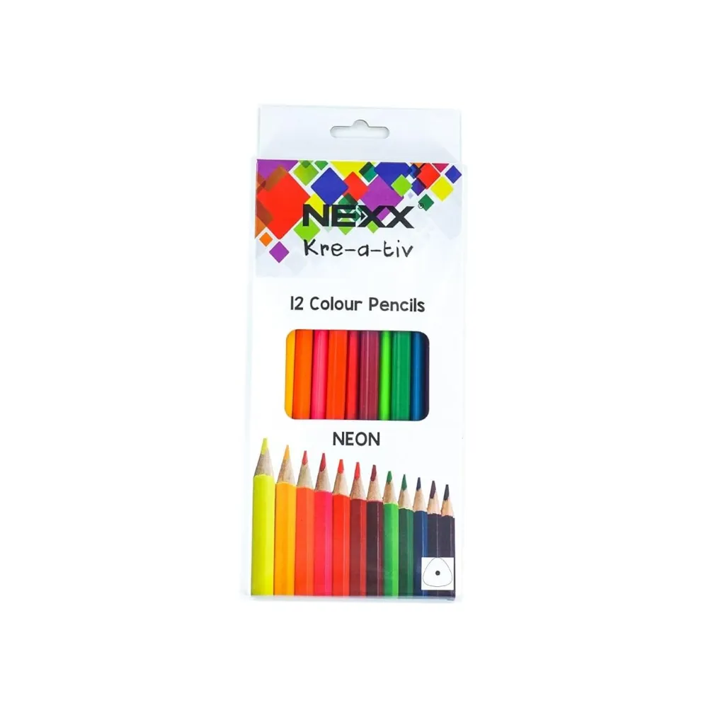 [6007749006458] Disc - Pencil Colouring 12`s Long - Nexx 