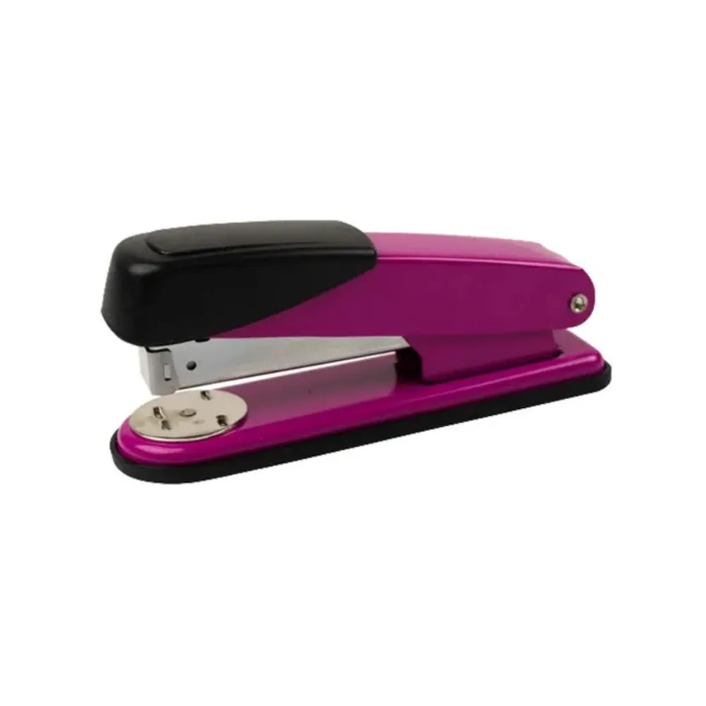 [6007749006519] Stapler Half Strip Metal E527 Pink - Genmes