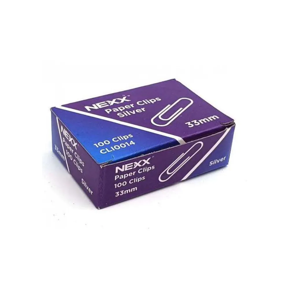 [6007749006892] Gem Clips Silver 33mm - Nexx