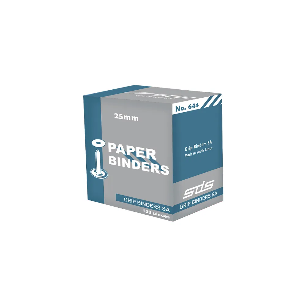 Paper Binder 25mm No.644 100`s - SDS