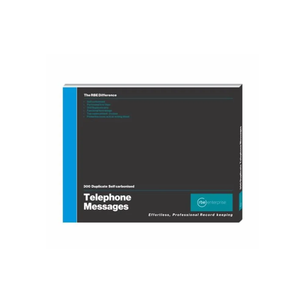 Book Telephone Messages - RBE