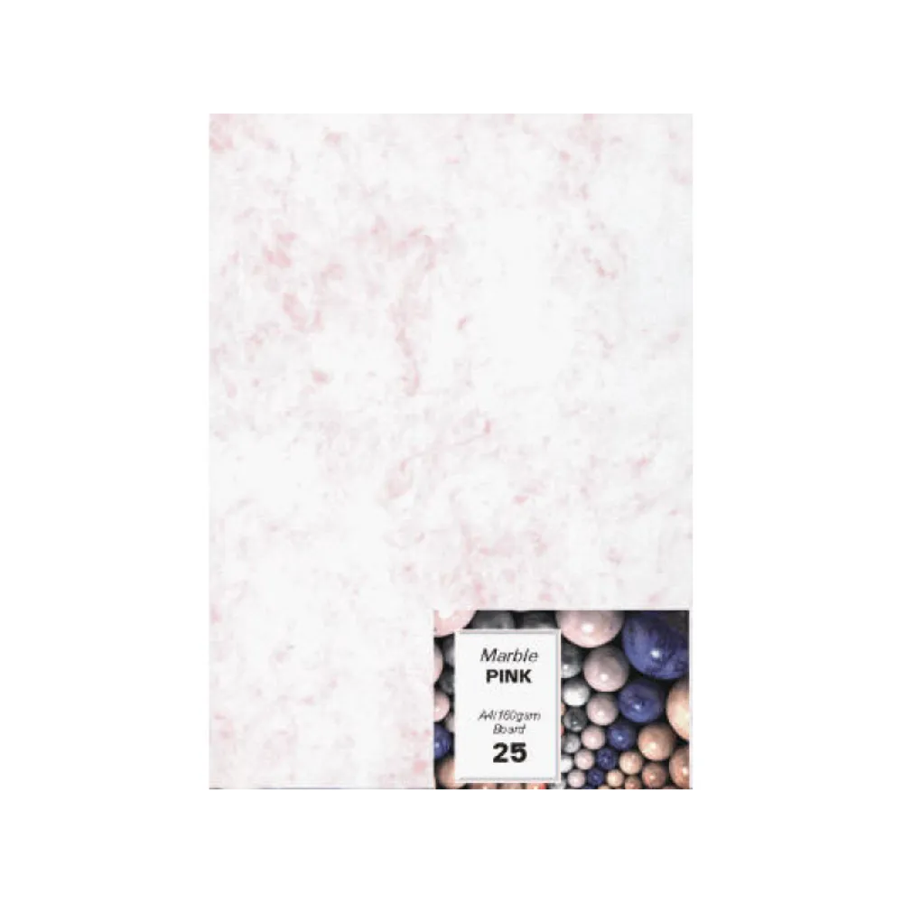[6008496023002] Board Marble A4 Pink 100`s - RBE
