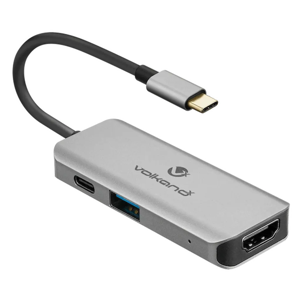 [6009545473687] Adapter 3-in-1 Type-C Volkano X
